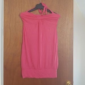 Pink halter